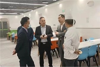 華逸府第一批食堂“無水化廚房”考核
